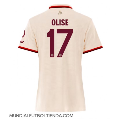 Camiseta Bayern Munich Michael Olise #17 Tercera Equipación Replica 2024-25 para mujer mangas cortas